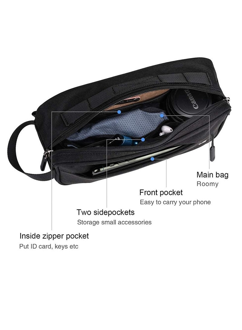 Bike Handlebar Bag, Multifunctional Waterproof Mountain Crossbar Front Bag Road Basket Bicycle Frame Waist Shoulder Professional Cycling Accessories