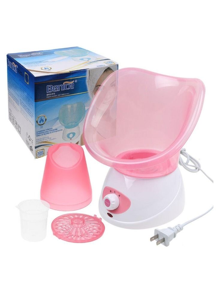 Facial Sauna With LED Pink/White