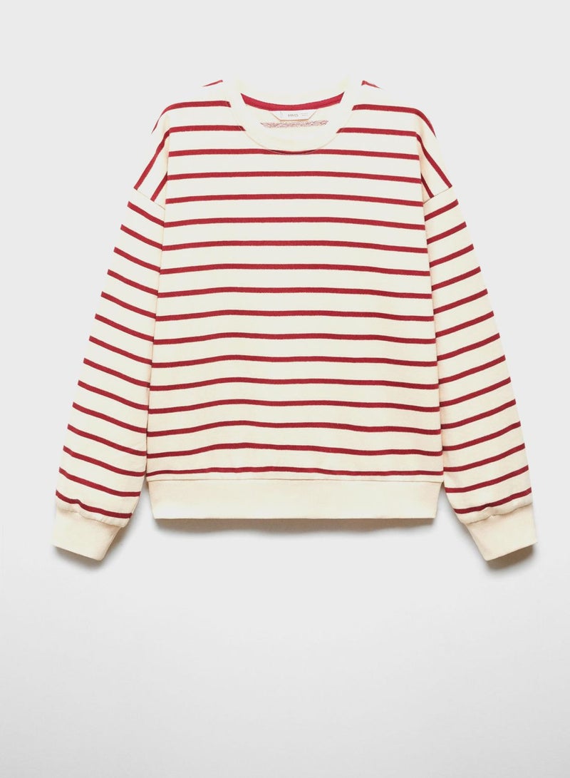 Youth Striped Sweatshirt