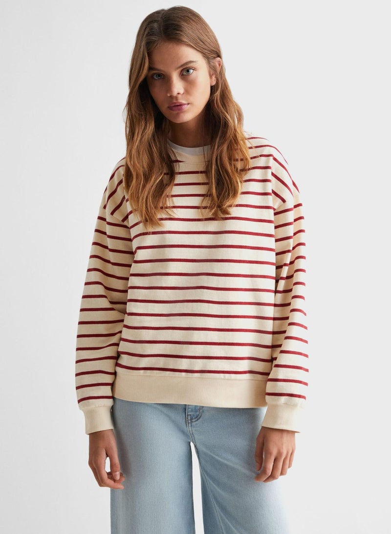 Youth Striped Sweatshirt