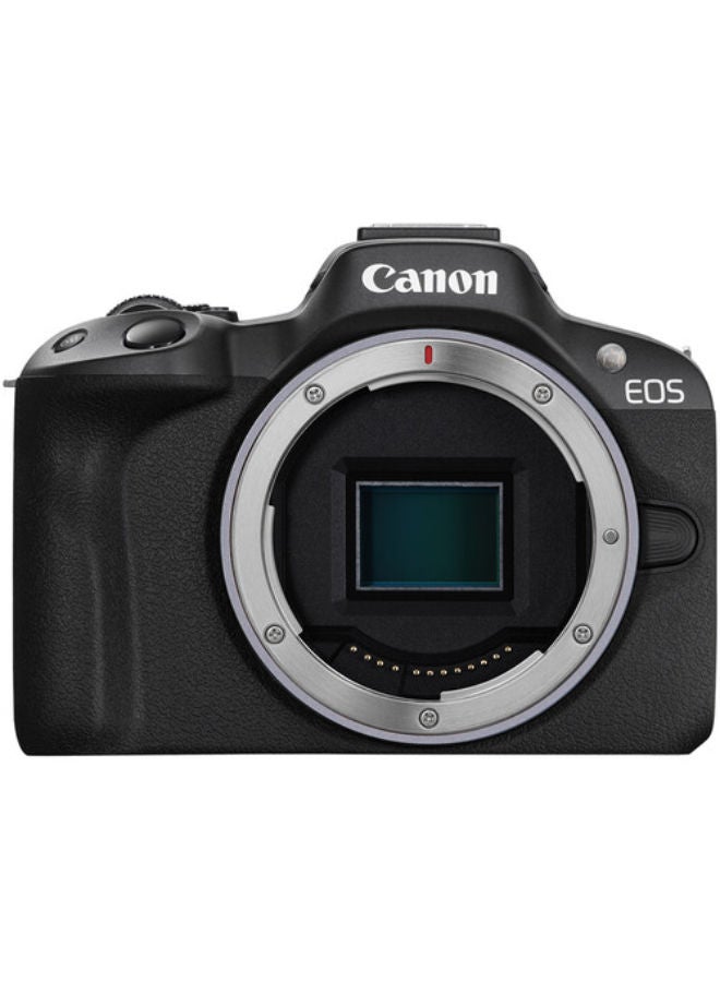 EOS R50 Mirrorless Camera Content Creator Kit, Black including RF-S18-45mm F4.5-6.3 IS STM Lens (Upgraded M50 Mark II Model)