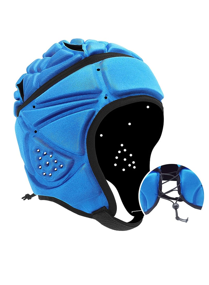 Soft Helmet Rugby Headguards Scrum Cap 7v7 Foam Cotton Head Protector Padded Headgear Autism Sports Flag Football Youth Adult