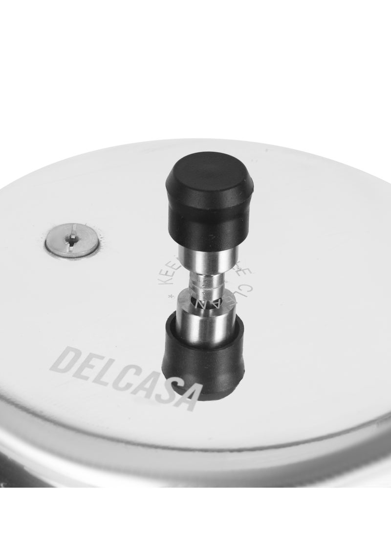 Delcasa 5+3Ltr Combo Aluminum Pressure Cooker