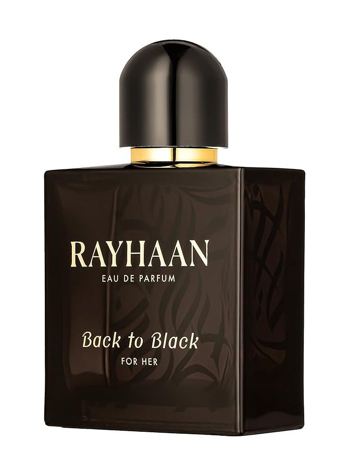 Rayhaan Back to Black for Her Eau de Parfum Spray 100 ml