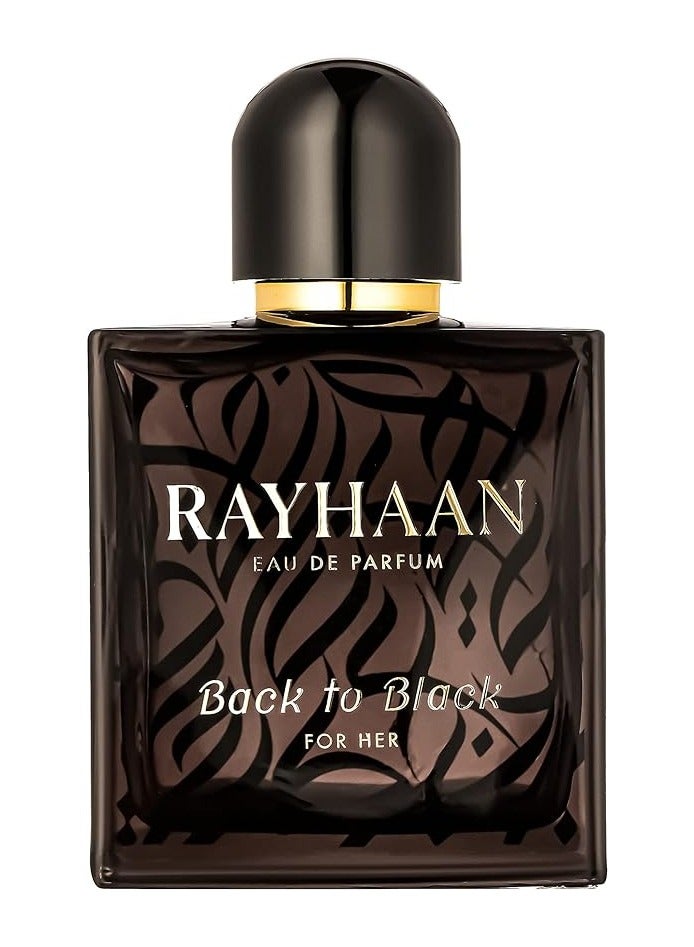 Rayhaan Back to Black for Her Eau de Parfum Spray 100 ml