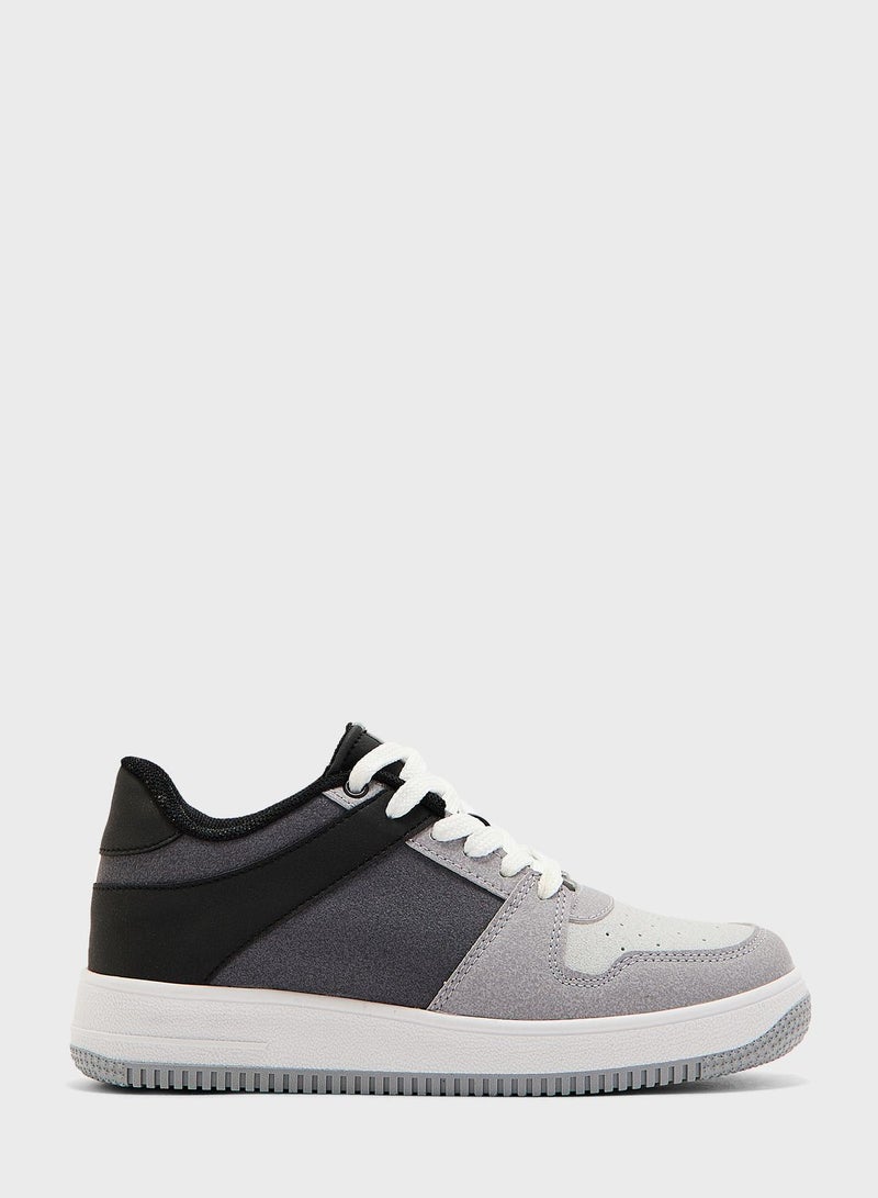 Boy Lace-Up Leather Sneaker