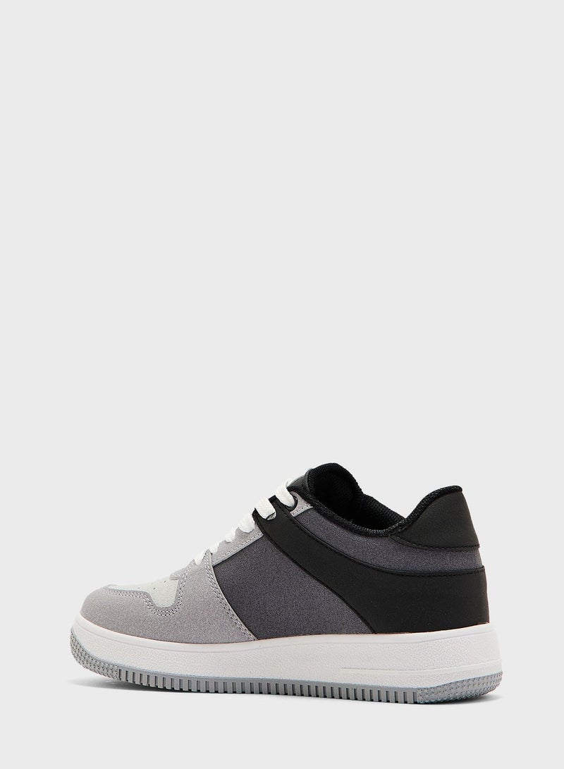 Boy Lace-Up Leather Sneaker