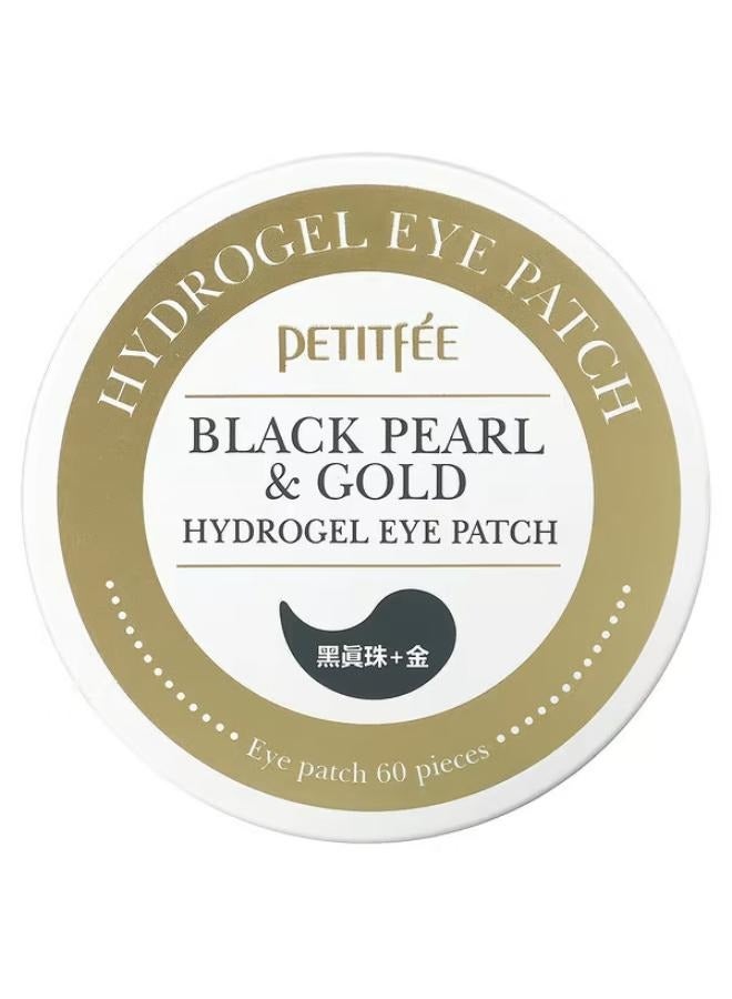 Black Pearl & Gold Hydrogel Eye Patch, 60 Patches