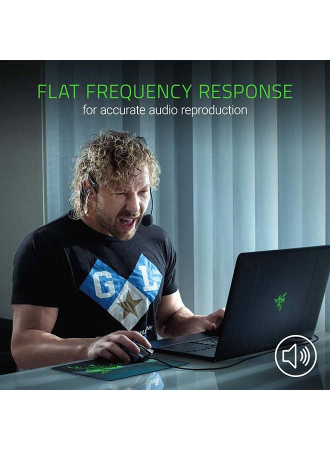 Ifrit: Low Profile Design - Professional Grade Condenser Mic with USB Audio Enhancer - Duo-Streaming Capability - Gaming, Streaming and Brocaster Headset