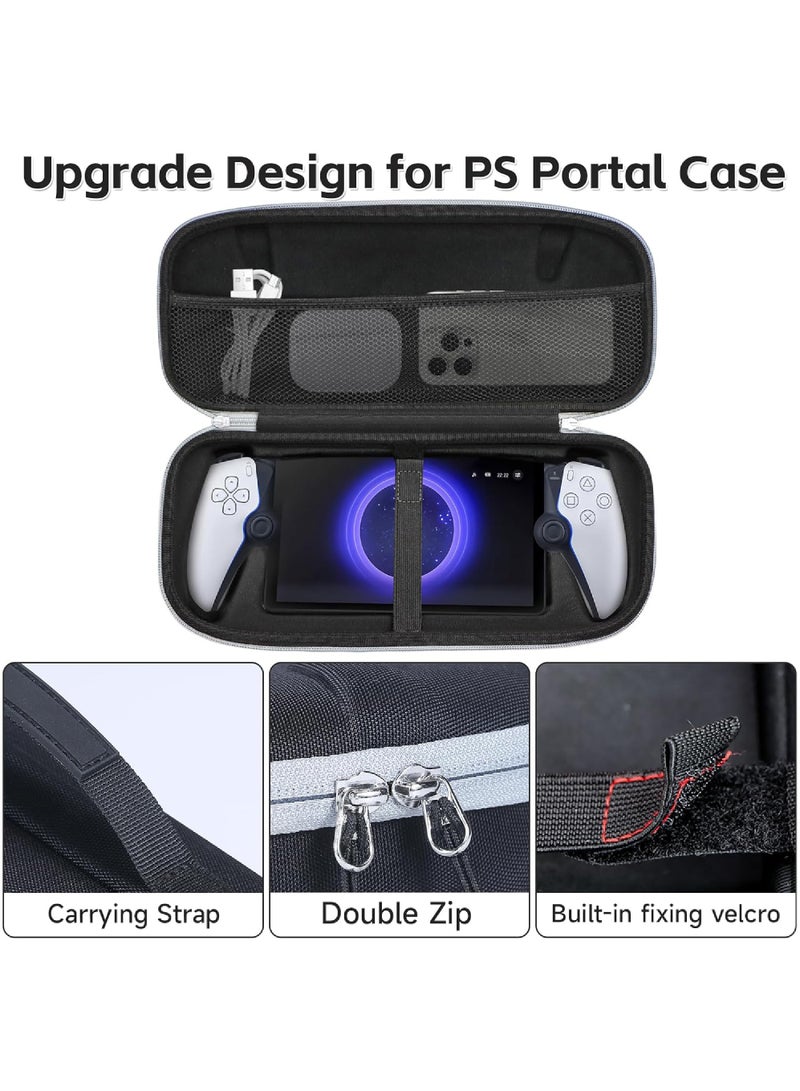 Case for Playstation Portal PS5 Portal Protective Case with Ergonomic Grip& Game Machine Protective Cover Sleeve Console Accessories