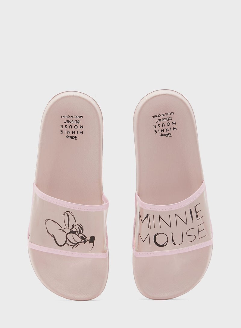 Kids Minnie Mouse Print Slides
