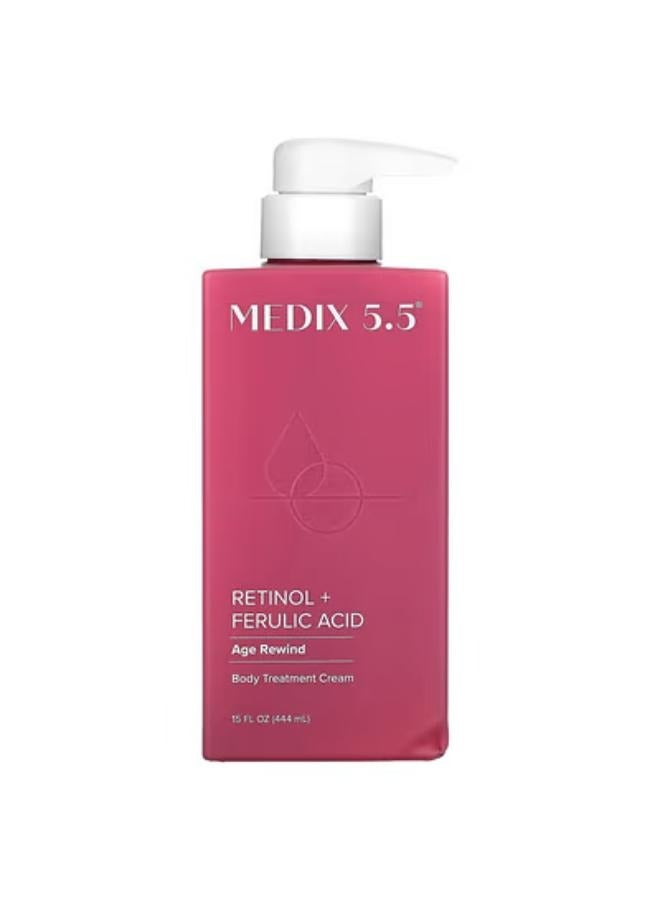 Body Treatment Cream, Retinol + Ferulic Acid, 15 fl oz (444 ml)