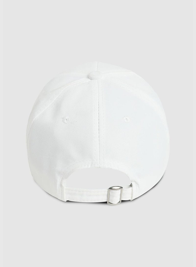 Casual Solid Polyester Baseball Cap For Women