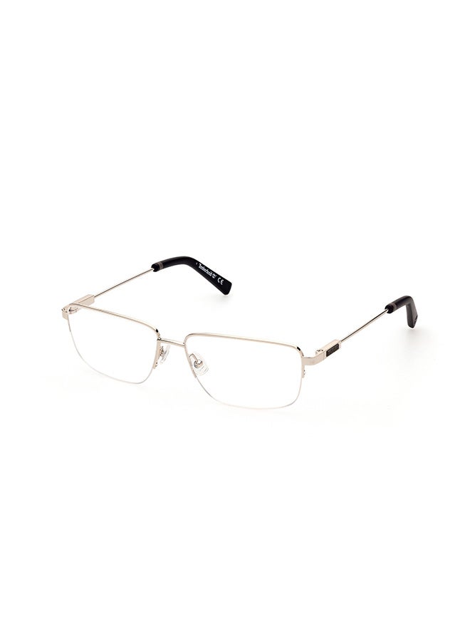 Men's Rectangular Eyeglass Frame - TB173503257 - Lens Size: 57 Mm