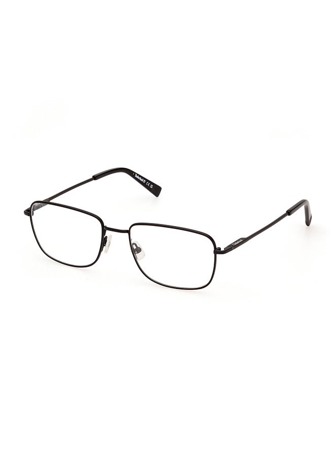 Men's Rectangular Eyeglass Frame - TB184400253 - Lens Size: 53 Mm