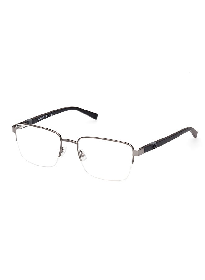 Men's Rectangular Eyeglass Frame - TB181800855 - Lens Size: 55 Mm