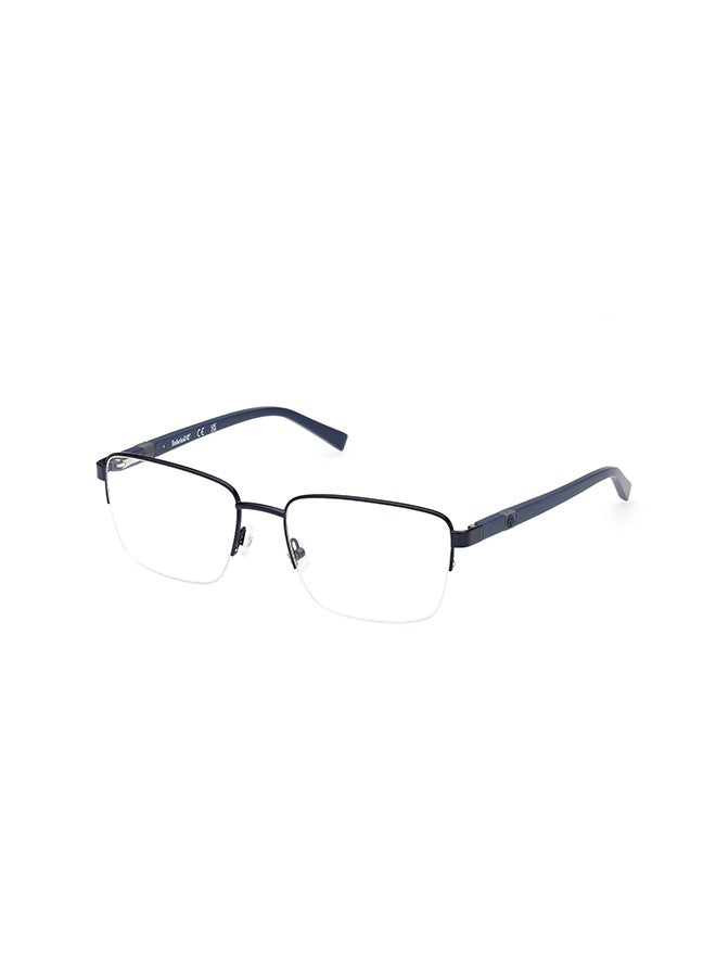 Men's Rectangular Eyeglass Frame - TB181809155 - Lens Size: 55 Mm