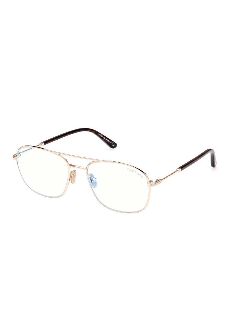 Men's Pilot Eyeglass Frame - FT5830-B02854 - Lens Size: 54 Mm