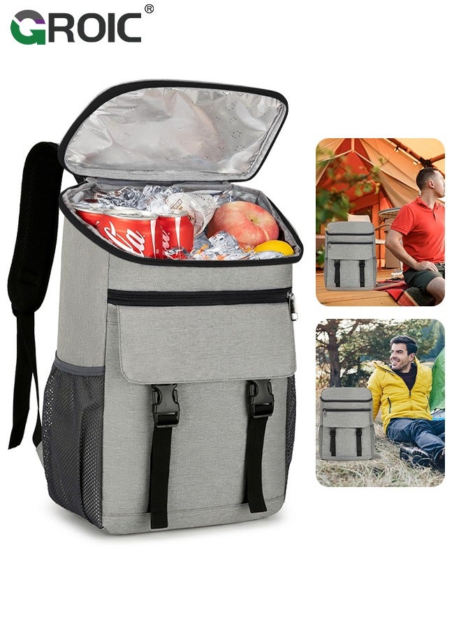 Backpack Cooler, Leakproof & Waterproof Cooler Backpack, Cooler Bag for Men Women, Large Capacity Portable Lightweight Cooler for Family Outdoor Camping Beach Picnic Hiking