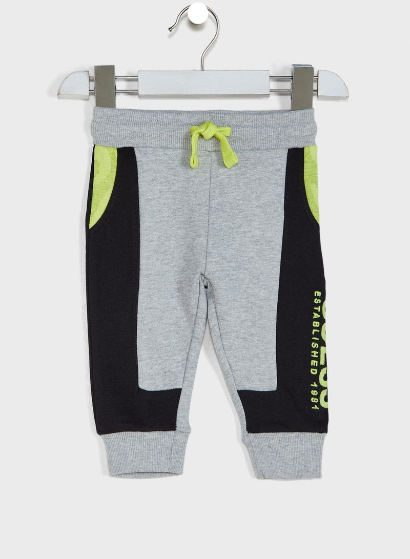 Kids Colour Block Sweatpants