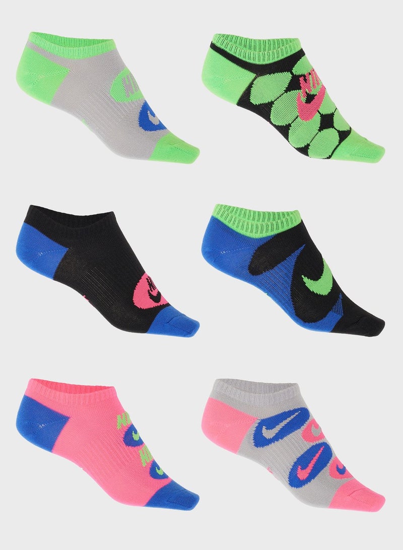 6 Pack Everyday Crew Socks