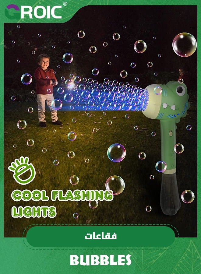 Automatic Bubble Machine Guns, Bubble Maker Gun with Light & Music for Kids,Bubble Maker Wand,Outdoor Toys,Party Favor,Bubble Machine for Kids