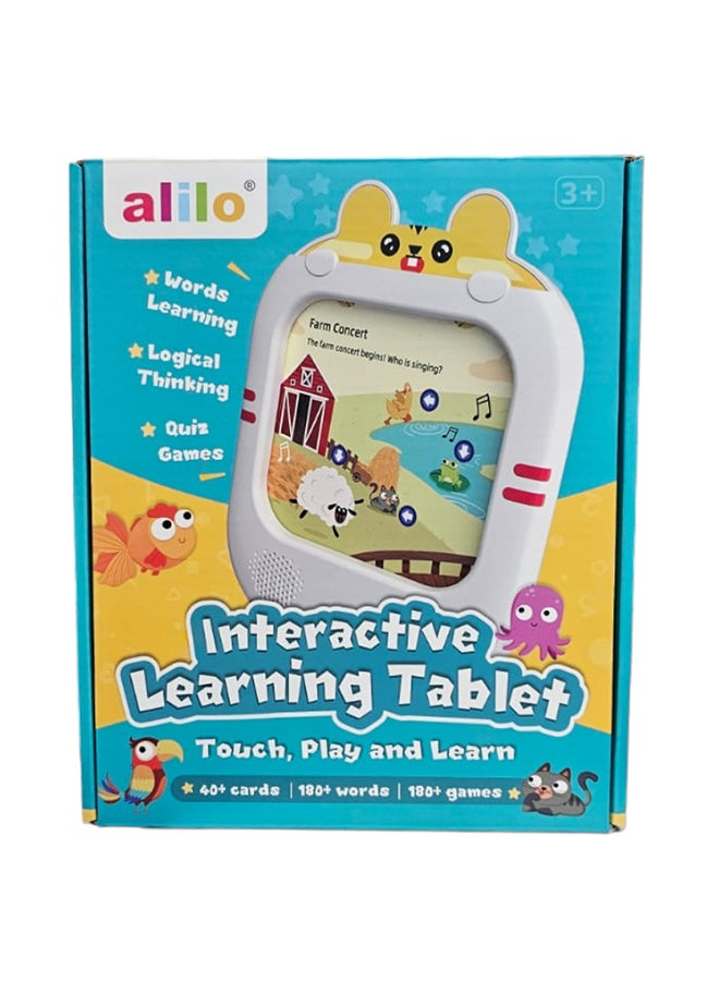 Alilo - Logical Thinking Learning Tablet, Q1 | 10 Educational Games for Kids - ABCs, Numbers, Spelling, Safe & Fun, Early Development | 3+