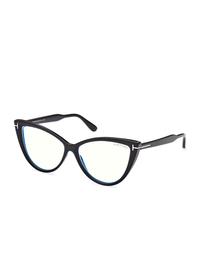 Women's Cat Eye Eyeglass Frame - FT5843-B00556 - Lens Size: 56 Mm