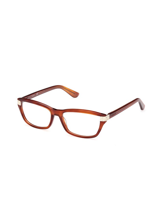 Women's Rectangular Eyeglass Frame - GU295605354 - Lens Size: 54 Mm