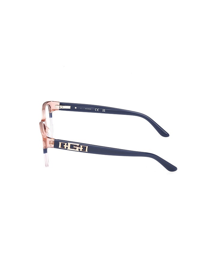 Women's Round Eyeglass Frame - GU298009253 - Lens Size: 53 Mm