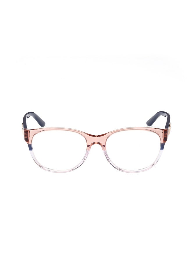 Women's Round Eyeglass Frame - GU298009253 - Lens Size: 53 Mm