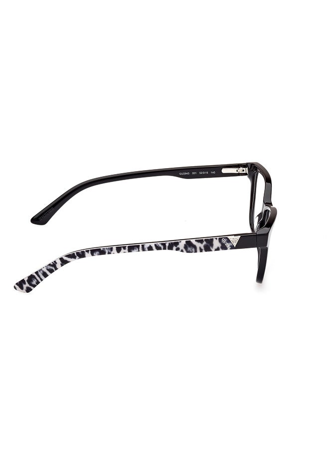 Women's Rectangular Eyeglass Frame - GU294300152 - Lens Size: 52 Mm