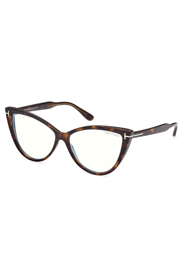 Women's Cat Eye Eyeglass Frame - FT5843-B05256 - Lens Size: 56 Mm