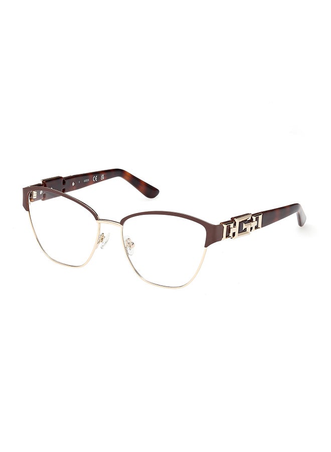 Women's Browline Eyeglass Frame - GU298405054 - Lens Size: 54 Mm