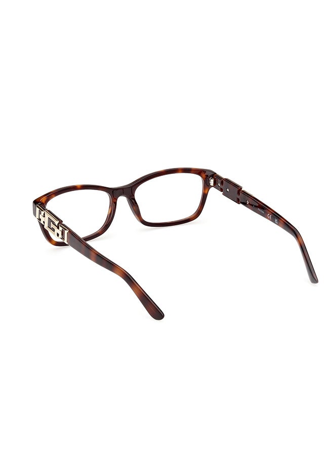 Women's Rectangular Eyeglass Frame - GU298605253 - Lens Size: 53 Mm