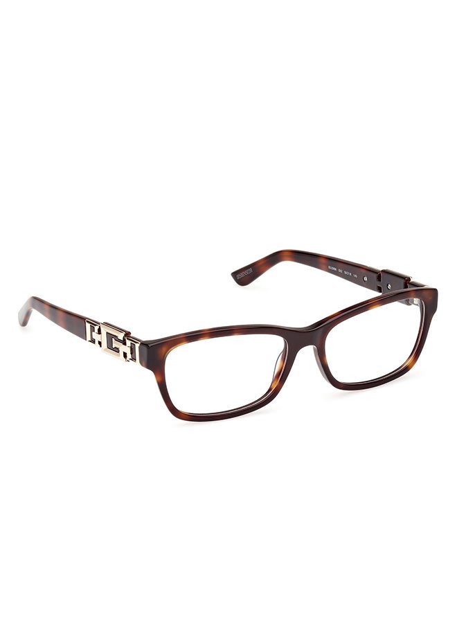 Women's Rectangular Eyeglass Frame - GU298605253 - Lens Size: 53 Mm