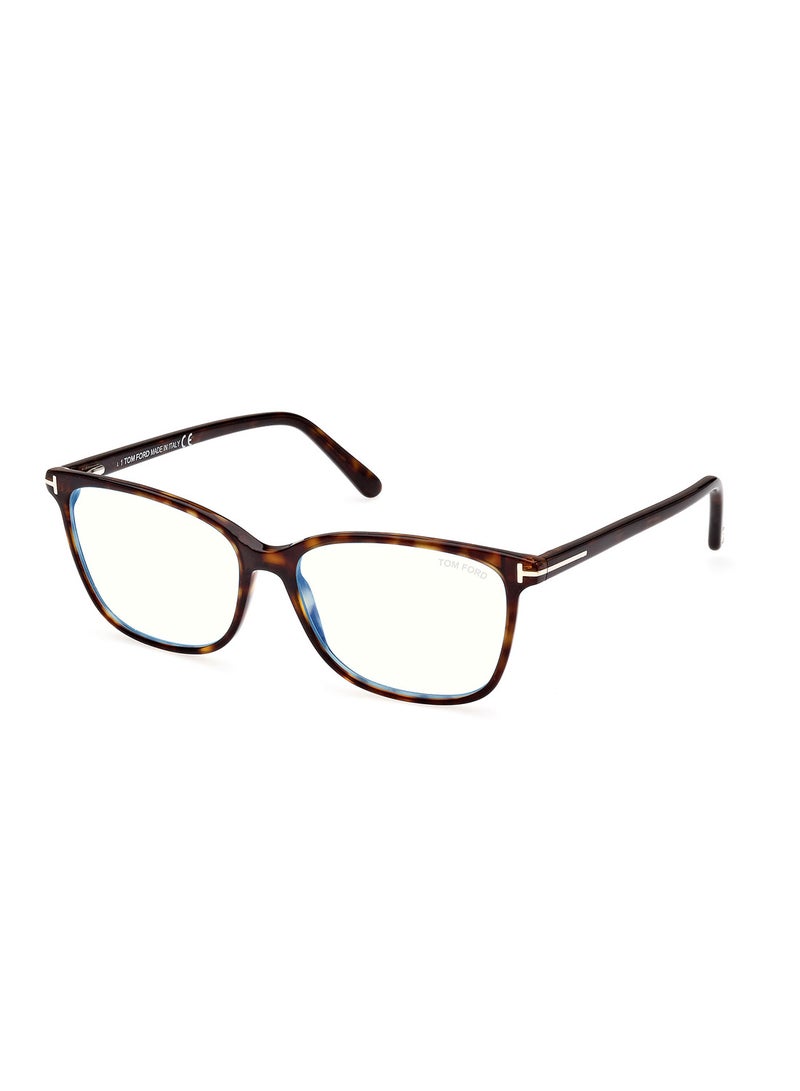Women's Square Eyeglass Frame - FT5842-B05254 - Lens Size: 54 Mm