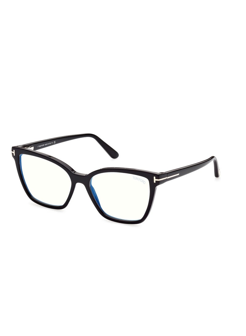 Women's Butterfly Eyeglass Frame - FT5812-B00153 - Lens Size: 53 Mm