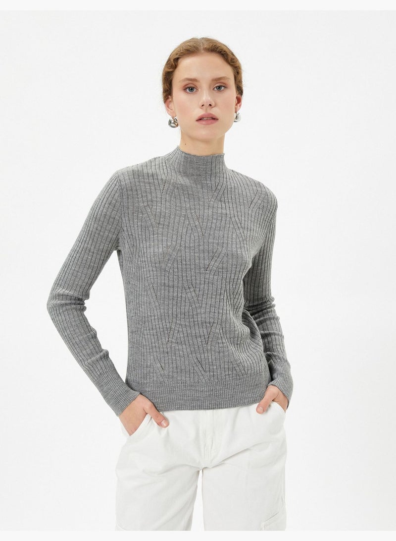 Half Turtleneck Slim Fit Sweater