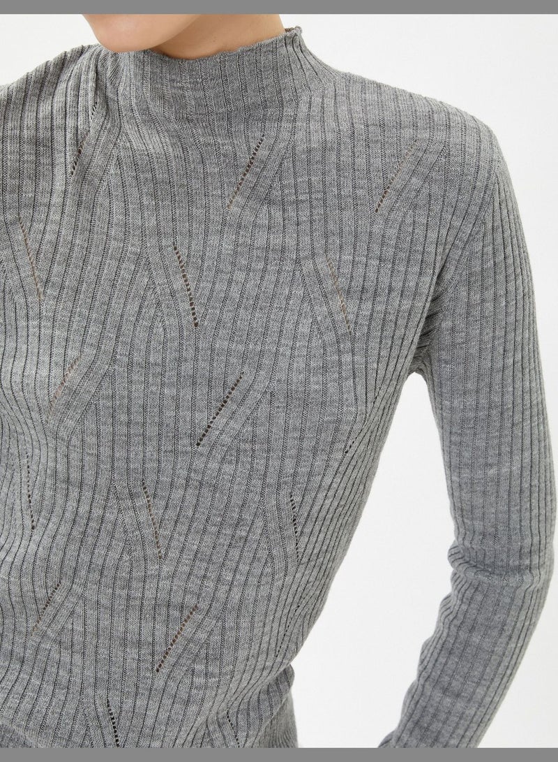 Half Turtleneck Slim Fit Sweater