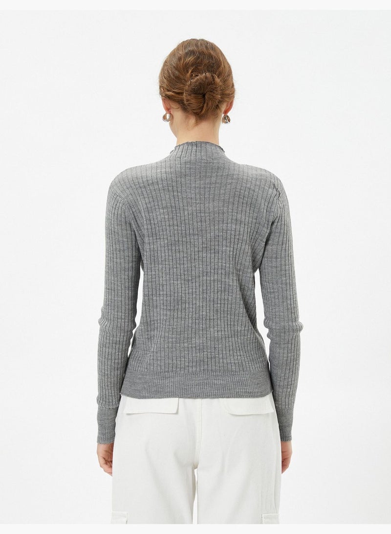 Half Turtleneck Slim Fit Sweater