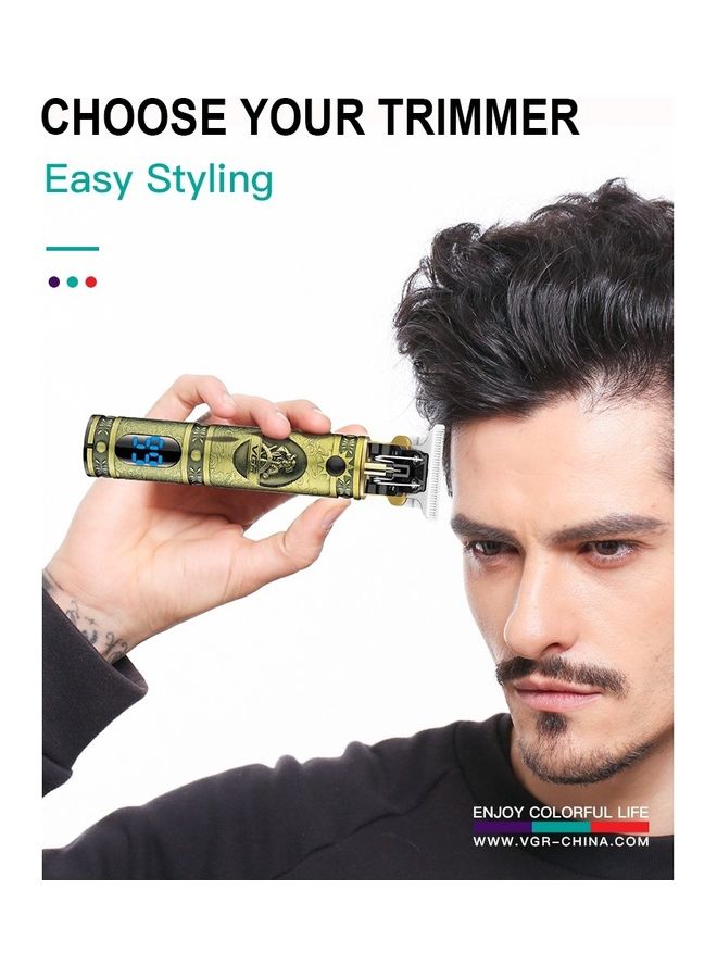 Cordless Professional Hair And Beard Trimmer Gold