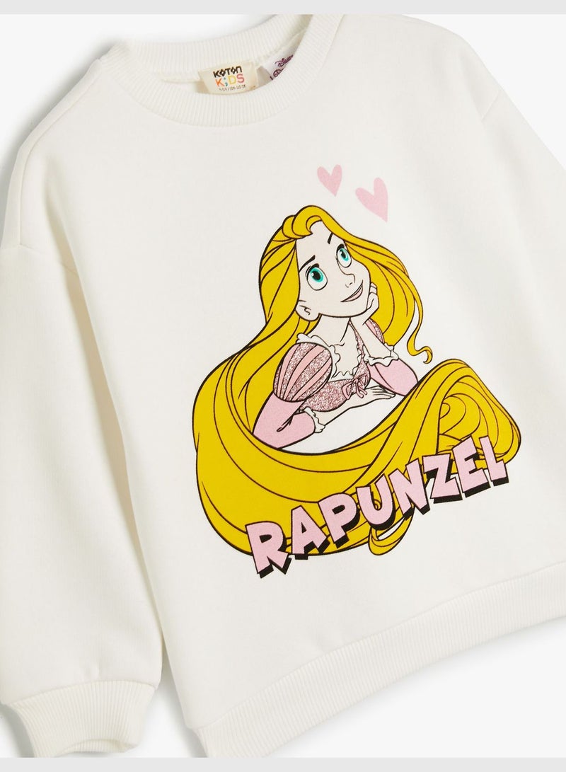 Rapunzel Sweat Long Sleeve Crew Neck Licensed Soft Interior