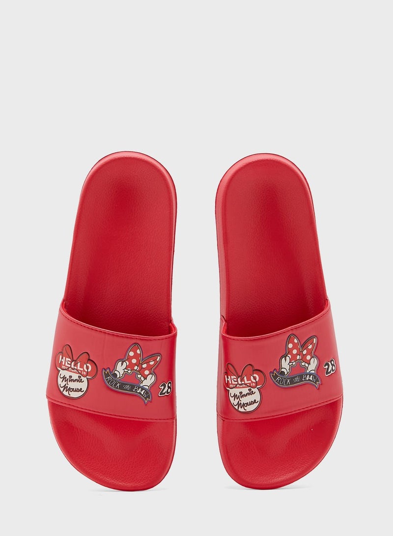 Kids Minnie Mouse Print Slides