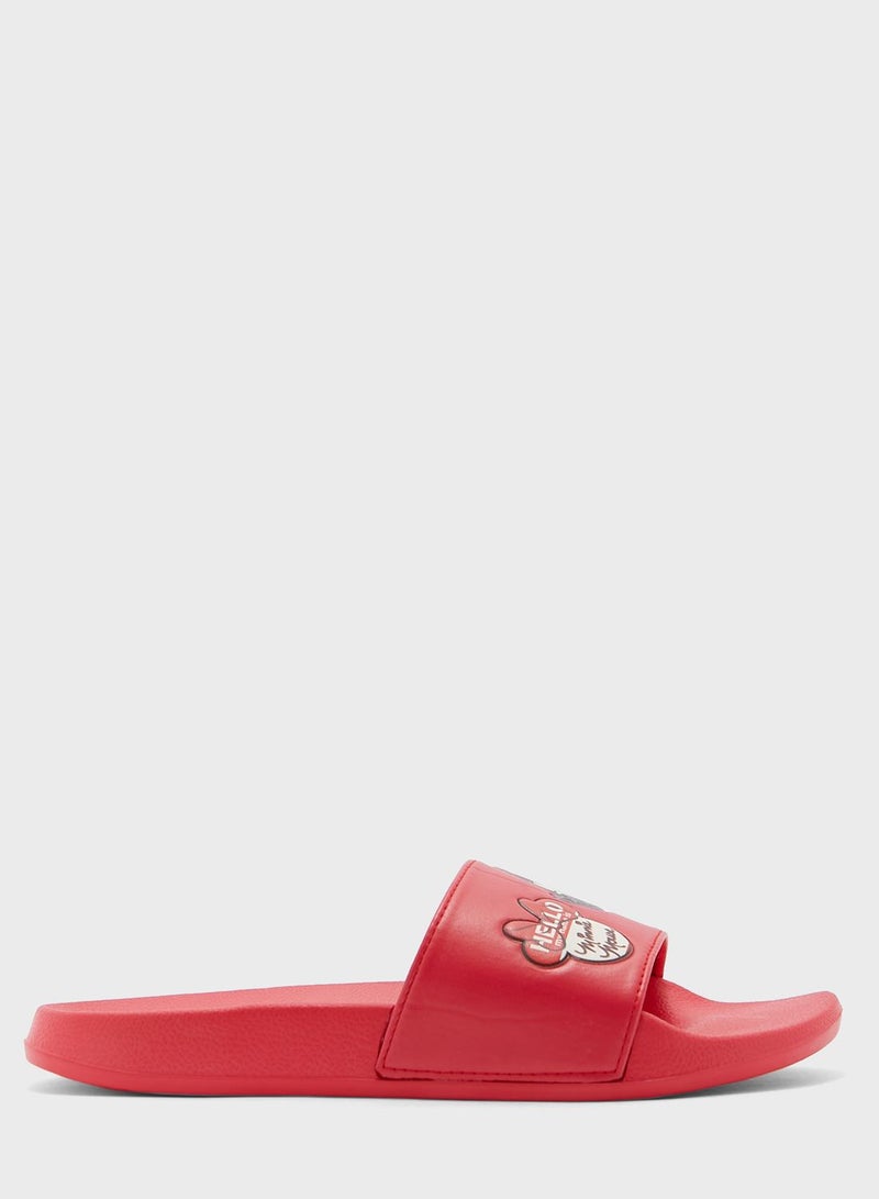 Kids Minnie Mouse Print Slides