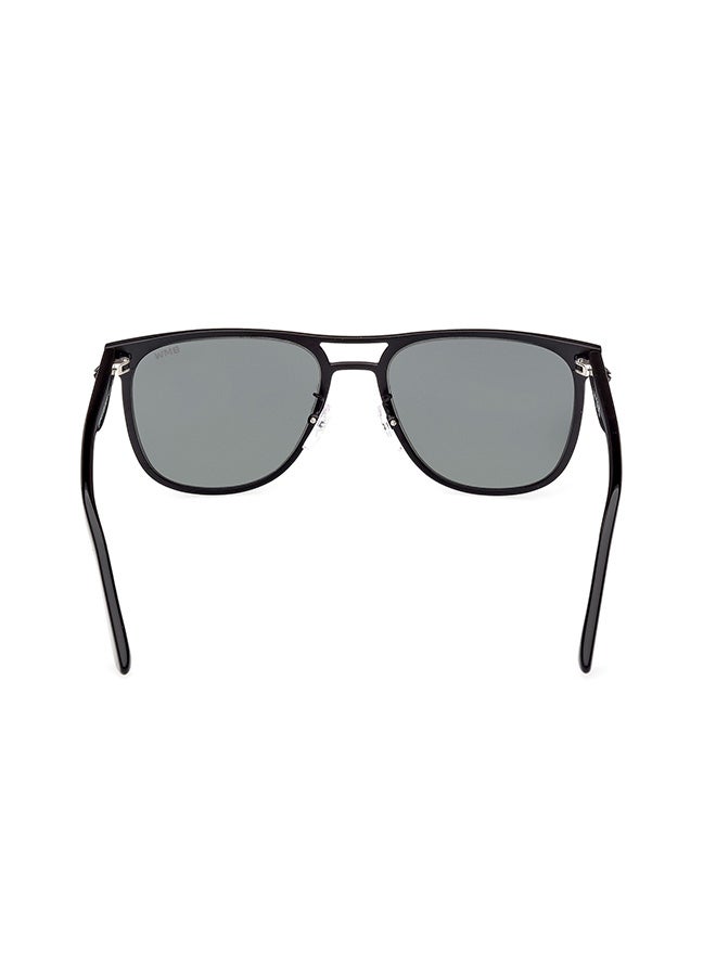 Men's UV Protection Round Sunglasses - BW0042-H02R56 - Lens Size: 56 Mm