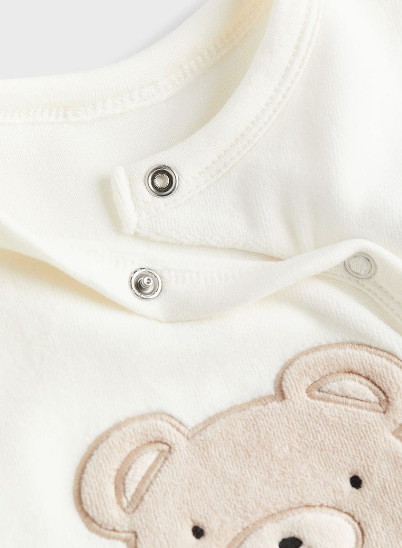 Infant Velour Fleece Onesies