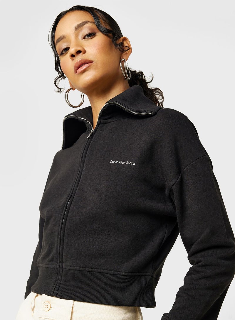 Zip-Through Logo Jacket