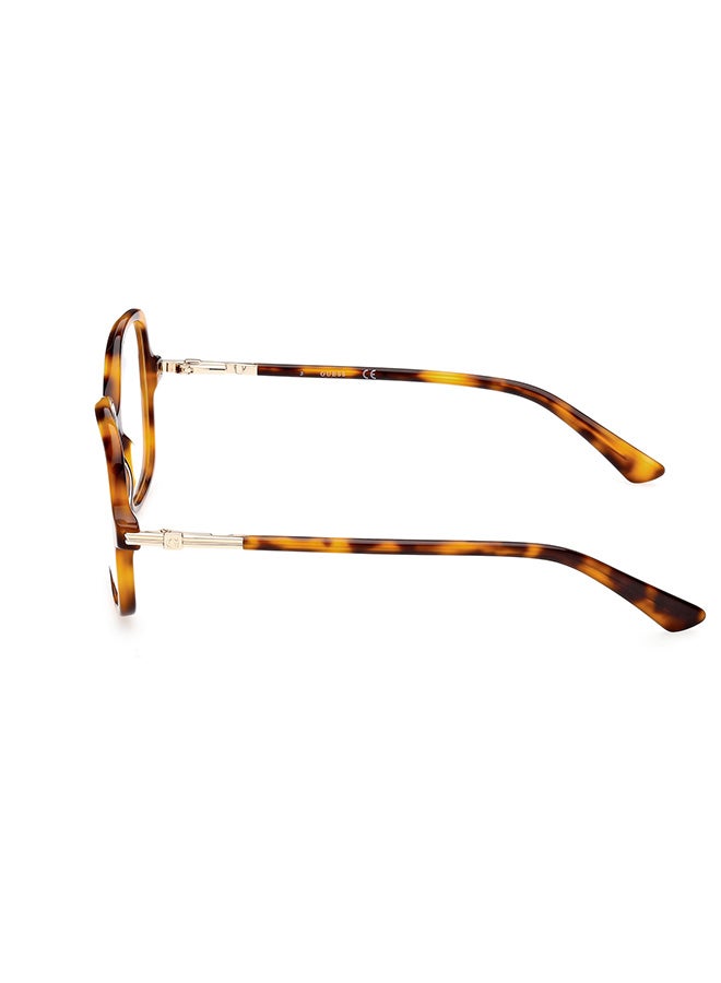 Women's Hexagon Eyeglass Frame - GU290605355 - Lens Size: 55 Mm