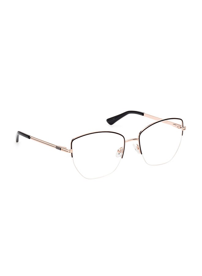 Women's Hexagon Eyeglass Frame - GU293900153 - Lens Size: 53 Mm